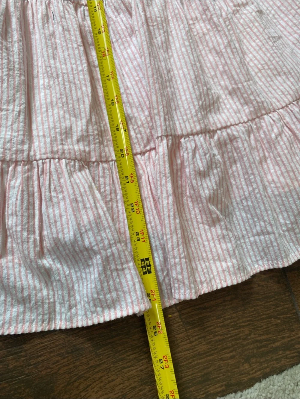 Girls Light Pink Tiered Sundress with Smocked Bodice